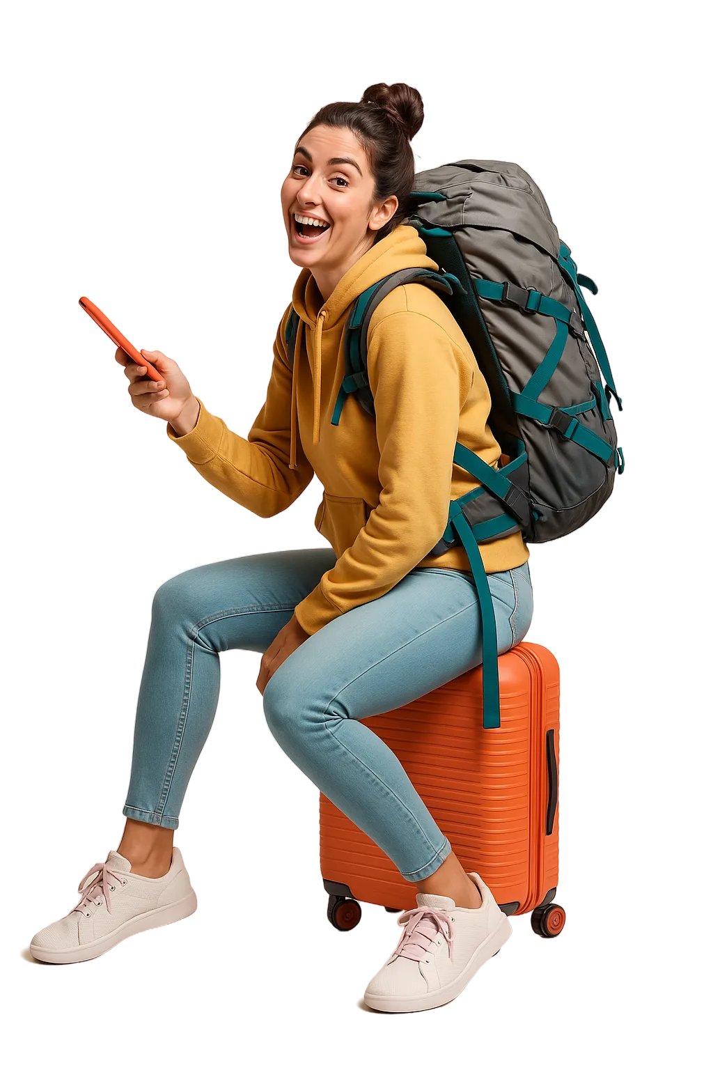 Travel illustration showing destinations